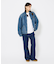 【Lee/リー 】DENIM ZIP UP BLOUSON/オーバーサイズ デニ