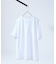 キーネック カノコ半袖Tシャツ / フェイクレイヤード