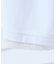 キーネック カノコ半袖Tシャツ / フェイクレイヤード