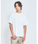 キーネック カノコ半袖Tシャツ / フェイクレイヤード