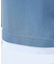 キーネック カノコ半袖Tシャツ / フェイクレイヤード