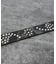 【ウエスタン スタッズ レザー ベルト】35mm black Studded b