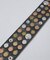 【ウエスタン スタッズ レザー ベルト】35mm black Studded b