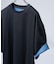 【リバーシブル配色】バックメッシュ 半袖Ｔシャツ / オーバーサイズ