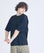 【リバーシブル配色】バックメッシュ 半袖Ｔシャツ / オーバーサイズ