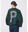 【POLER/ポーラー】BIG LOGO CREW/ビッグロゴ クルーネックスウ