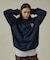 【POLER/ポーラー】BIG LOGO CREW/ビッグロゴ クルーネックスウ