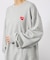 【POLER / ポーラー】HEART LOGO EMBROIDERY CREW