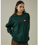 【POLER / ポーラー】HEART LOGO EMBROIDERY CREW