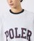【POLER/ポーラー】COLLEGE RAGLAN CREW スウェット/カレ