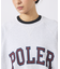 【POLER/ポーラー】COLLEGE RAGLAN CREW スウェット/カレ