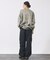 【POLER/ポーラー】EMB PIGMENT DYE CREW/ピグメント加工