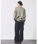 【POLER/ポーラー】EMB PIGMENT DYE CREW/ピグメント加工