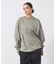 【POLER/ポーラー】EMB PIGMENT DYE CREW/ピグメント加工