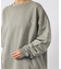 【POLER/ポーラー】EMB PIGMENT DYE CREW/ピグメント加工