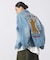 【YOIDORE / ヨイドレ】Tibetan Denim Jacket / チ