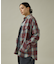 【NANGA/ナンガ】FADE TARTAN CHECK CAMP SHIRT/