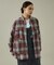 【NANGA/ナンガ】FADE TARTAN CHECK CAMP SHIRT/