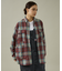 【NANGA/ナンガ】FADE TARTAN CHECK CAMP SHIRT/