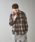 【NANGA/ナンガ】FADE TARTAN CHECK CAMP SHIRT/