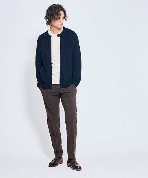 カールヤーン ニットライダース / ニットブルゾン｜アバハウスの通販