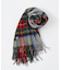 【TWEEDMILL/ツイードミル】大判チェック柄ストール/ユニセックス