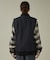 【MADE IN STANDARD】 BLACK MA-1 VEST REVER
