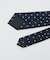 【ウォッシャブル】ドットヘリンボン ネクタイ