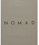 【NOMAD】ベアポンチ ロゴ 長袖Tシャツ