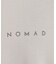 【NOMAD】ベアポンチ ロゴ 長袖Tシャツ