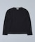 【AH ABAHOUSE】モダン カノコ クルーネック ロングスリーブTシャツ