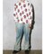 【TOWNCRAFT 】PRINTED POLO CARDIGAN/ポロカーディ