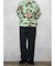 【TOWNCRAFT 】PRINTED POLO CARDIGAN/ポロカーディ