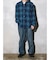 【TOWNCRAFT 】60‘SLOOP COLLAR NEL OMBRE SH