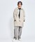 ワッシャーナイロン 中綿パデットコート / Padded Half Coat /