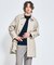 ワッシャーナイロン 中綿パデットコート / Padded Half Coat /