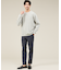 【ソフトタッチ】フクレジャガード 千鳥柄 長袖Tシャツ