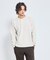 アイレットベロア　クルーネック長袖Tシャツ