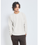 アイレットベロア　クルーネック長袖Tシャツ