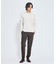 アイレットベロア　クルーネック長袖Tシャツ