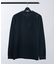 アイレットベロア　クルーネック長袖Tシャツ