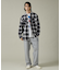 【Dickies / ディッキーズ】オーバーサイズ ネルオンブレチェック ワーク