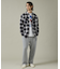 【Dickies / ディッキーズ】オーバーサイズ ネルオンブレチェック ワーク