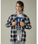 【Dickies / ディッキーズ】オーバーサイズ ネルオンブレチェック ワーク