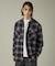 【Dickies / ディッキーズ】オーバーサイズ ネルオンブレチェック ワーク