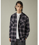 【Dickies / ディッキーズ】オーバーサイズ ネルオンブレチェック ワーク