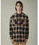 【Dickies / ディッキーズ】オーバーサイズ ネルオンブレチェック ワーク