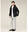 【SMART CLOSET】ハイゲージ ポンチ ジップパーカー / セットアップ