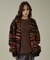 【PENNEYS/ぺニーズ】TIGER PATTERN SHAGGY CARDI