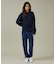 【SEABEES / シービス】KNIT & SEWN CREW NECK L/